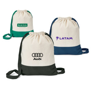 Sacola Ecológica tipo Mochila Personalizada