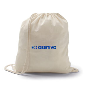 Sacola Ecológica tipo mochila em algodão