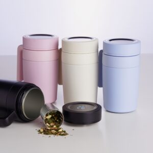 Caneca térmica com infusor e led 500ml.