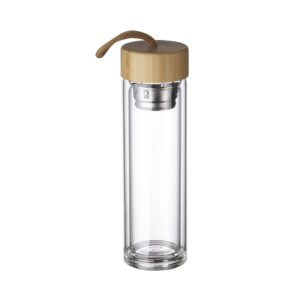Garrafa de vidro com infusor de chá 360 ml