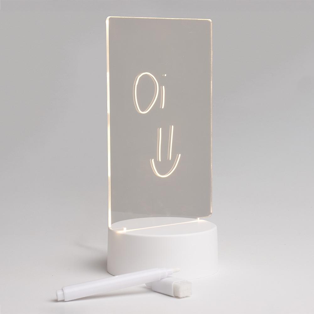 Luminária de mesa com led